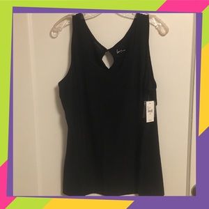 NWT Lane Bryant Black Sleeveless Shell Blouse 💕
